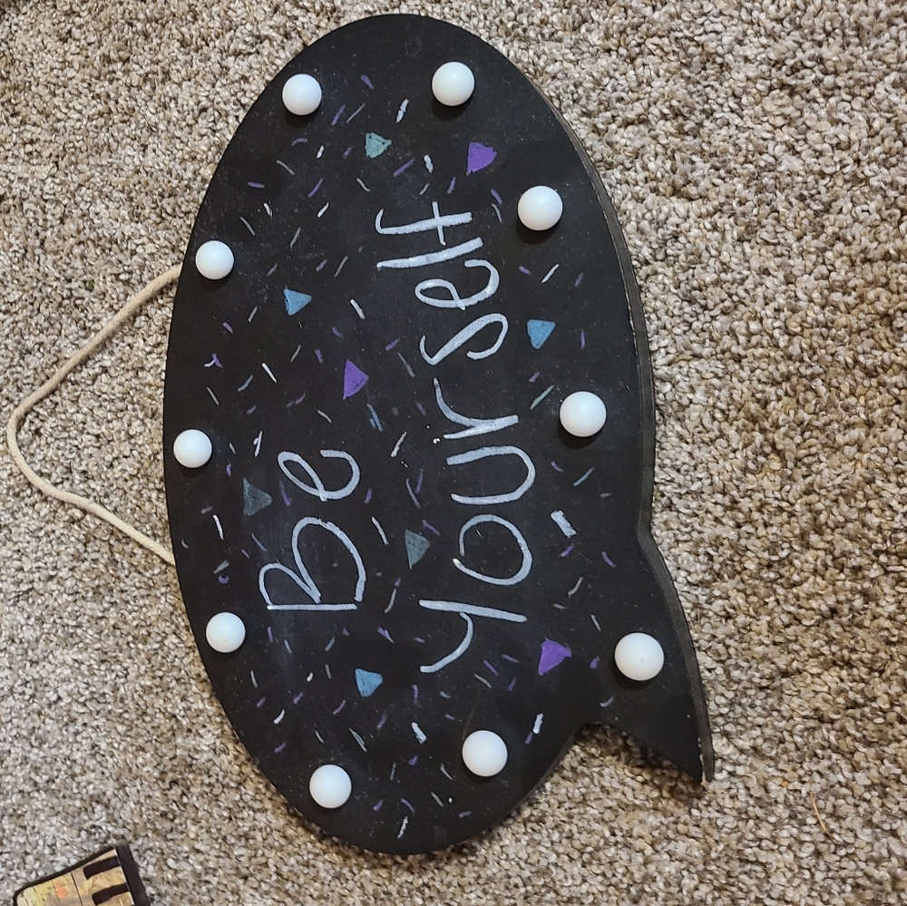 Cute light up blackboard